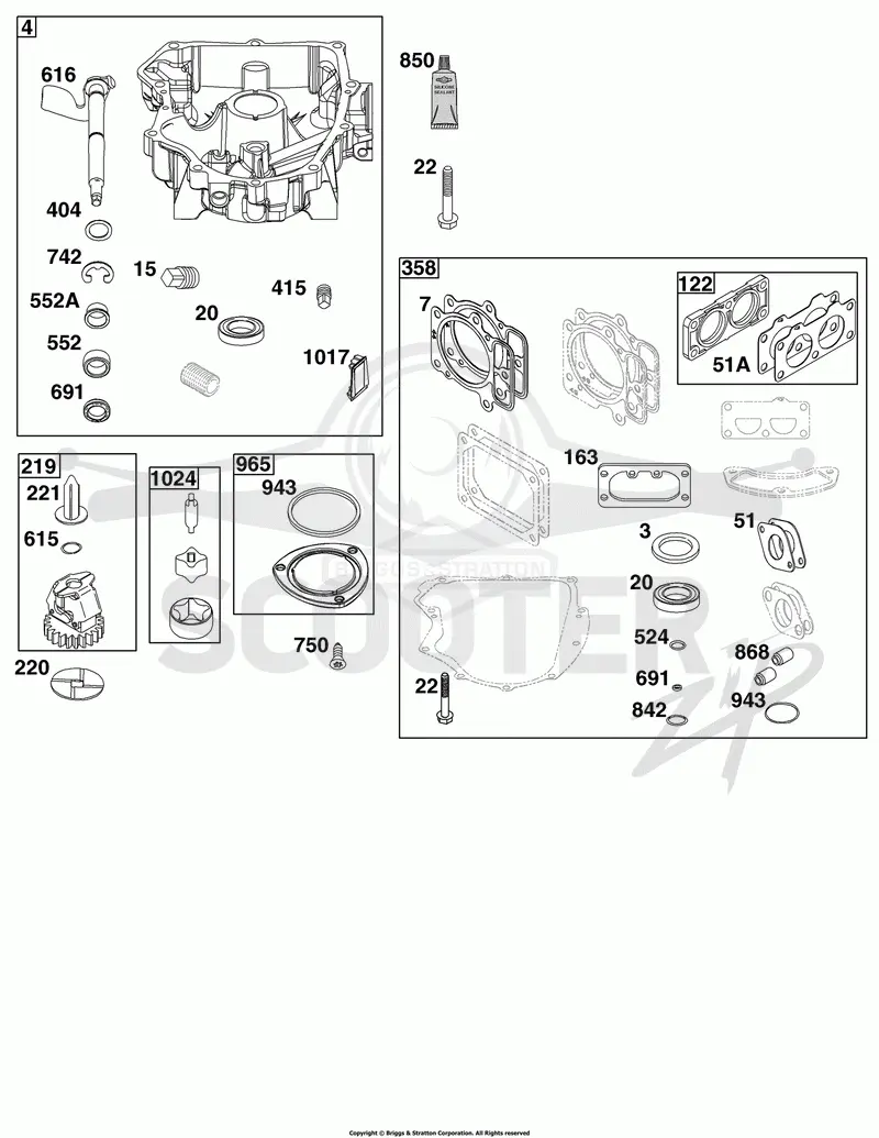 Crankcase Cover/Sump Group