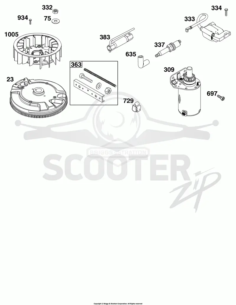 Flywheel, Ignition, and Starter Group