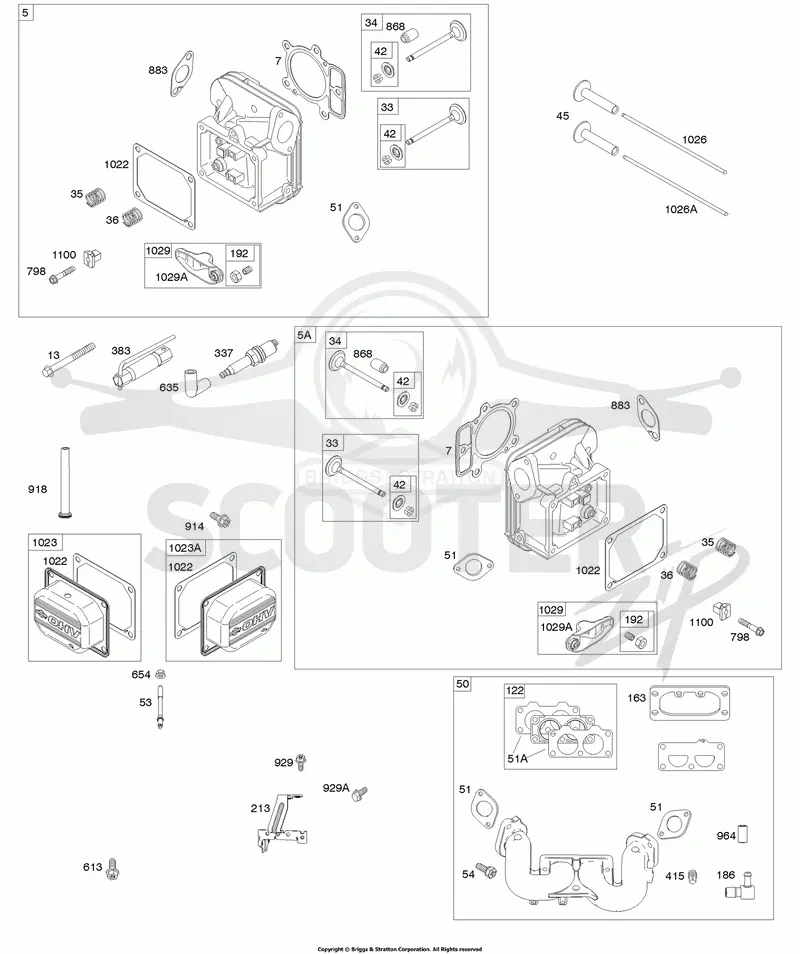 Cylinder Head, Rocker Arm Cover, Intake Manifold