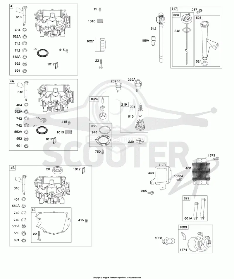 Engine Sump, Lubrication, Oil Cooler