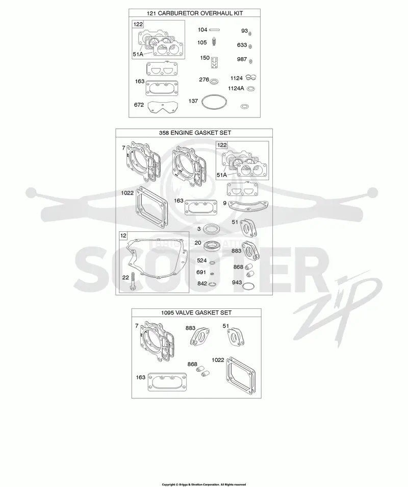 Engine Gasket Set, Valve Gasket Set