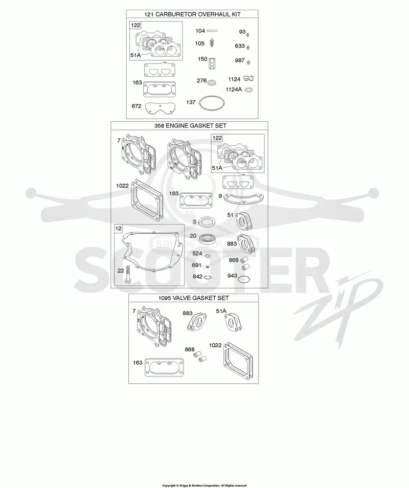 Engine Gasket Set, Valve Gasket Set