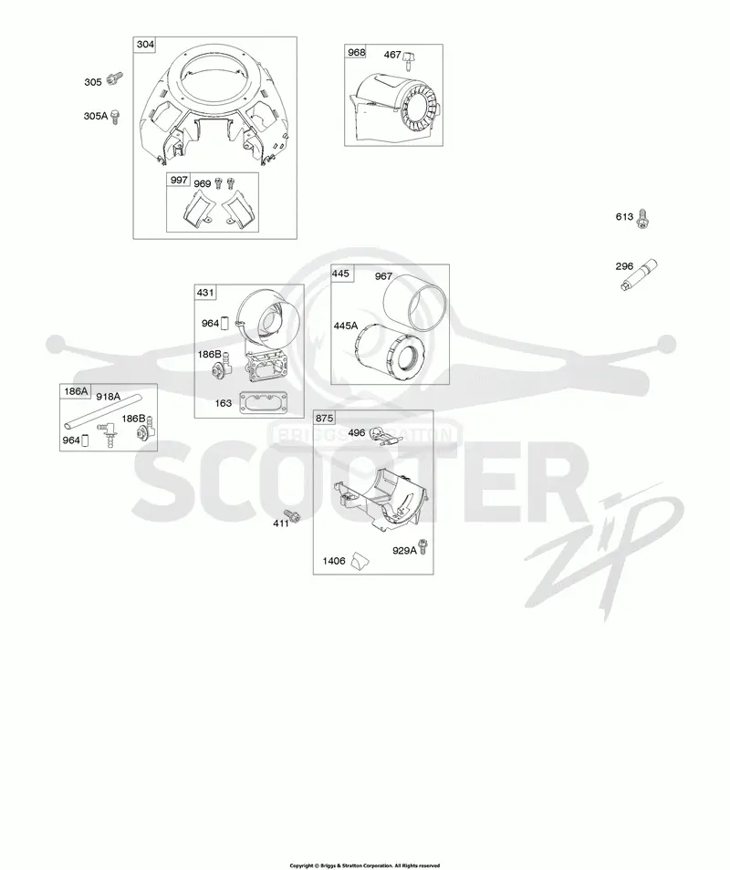 Blower Housing, Air Cleaner