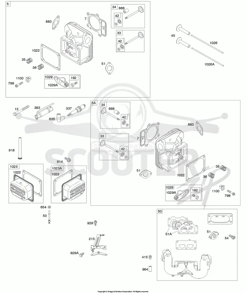 Cylinder Head, Rocker Arm Cover, Intake Manifold
