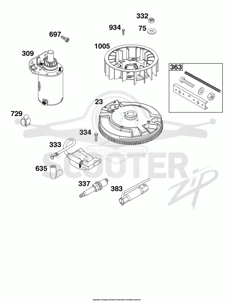 Flywheel, Ignition, and Starter Group