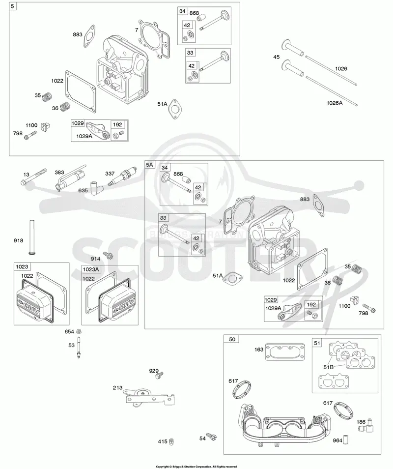 Cylinder Head, Rocker Arm Cover, Intake Manifold