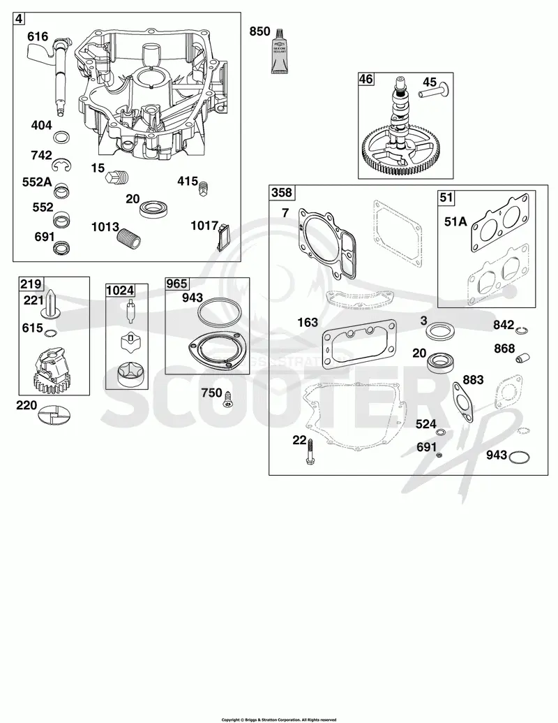Crankcase Cover/Sump Group