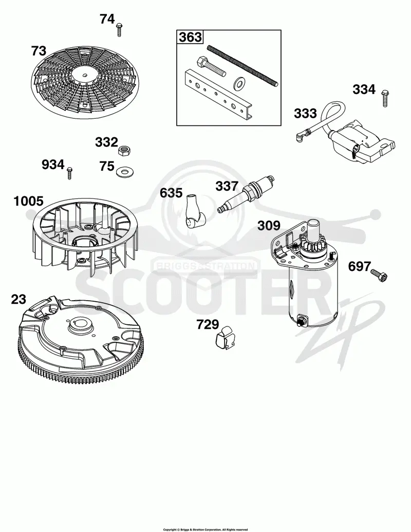 Flywheel, Ignition, and Starter Group