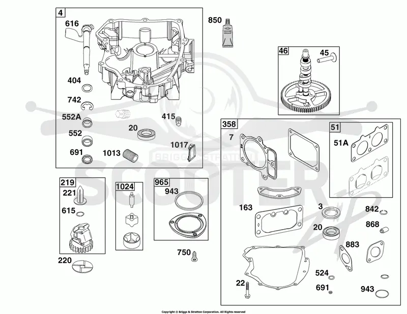 Crankcase Cover/Sump Group