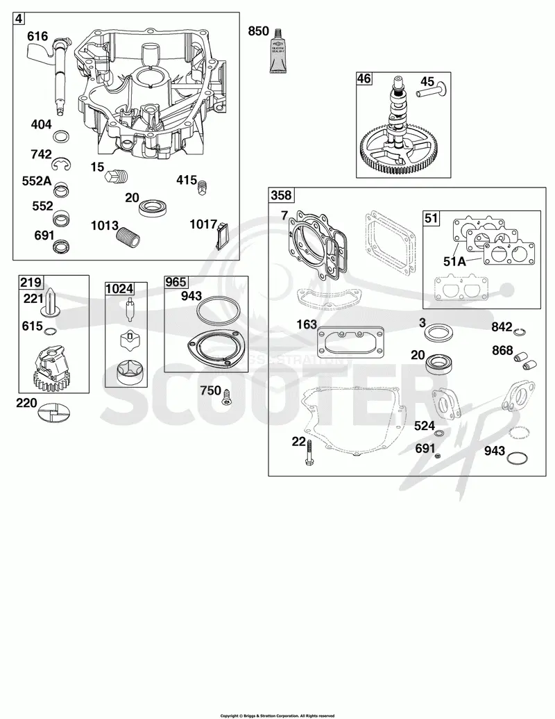 Crankcase Cover/Sump Group