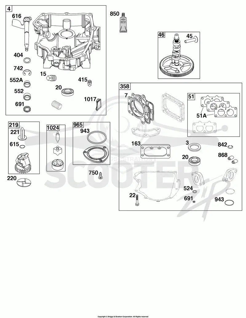 Crankcase Cover/Sump Group