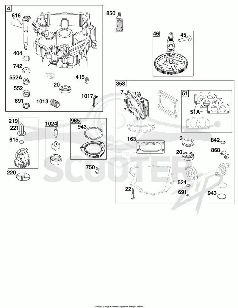 Crankcase Cover/Sump Group
