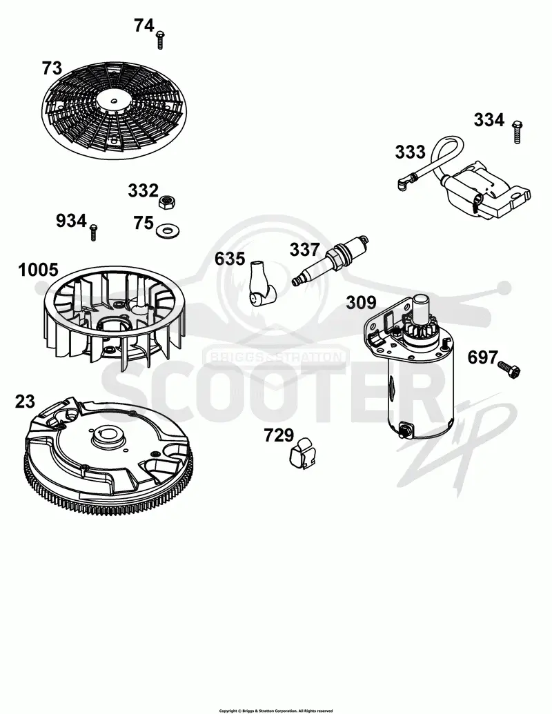Flywheel, Ignition, and Starter Group
