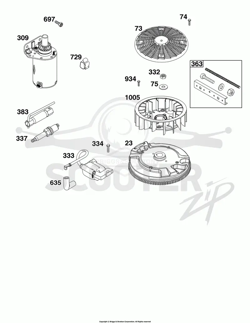Flywheel, Ignition, and Starter Group