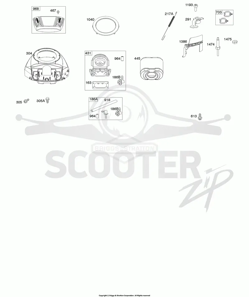 Blower Housing, Air Cleaner