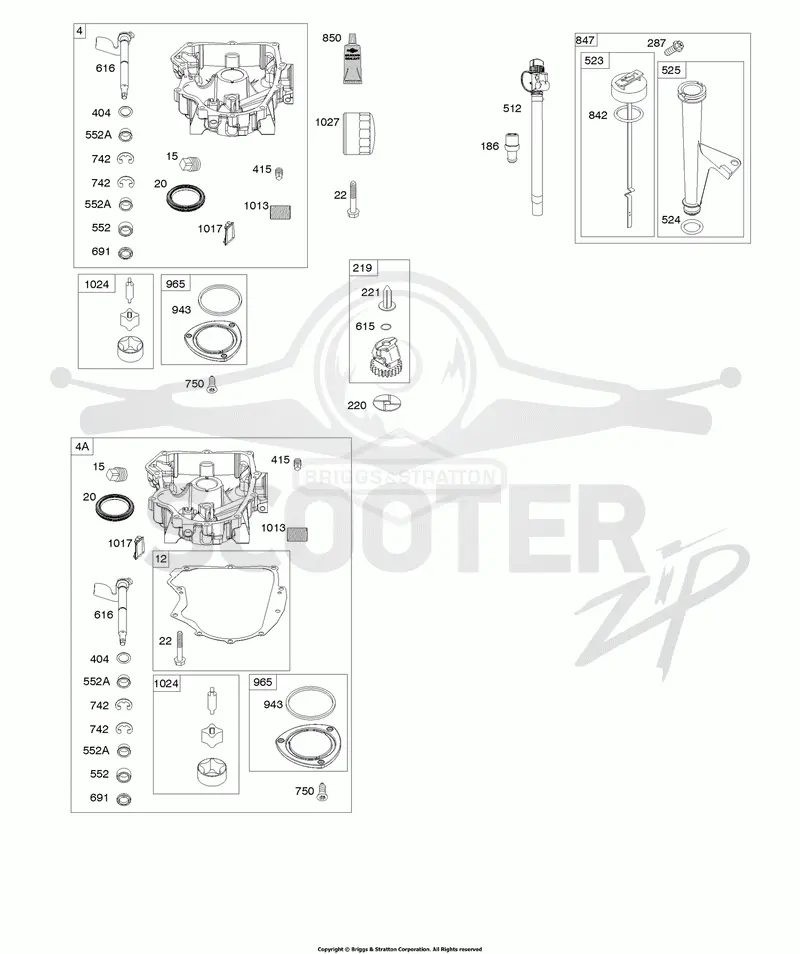 Engine Sump, Oil Pump, Dipstick/Tube Assembly