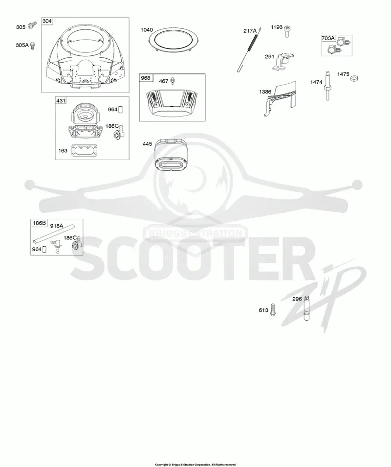 Blower Housing, Air Cleaner