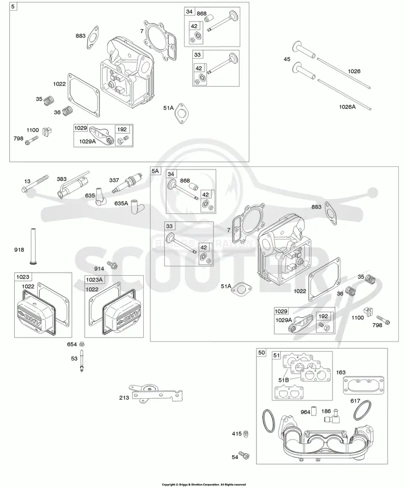 Cylinder Head, Rocker Arm Cover, Intake Manifold