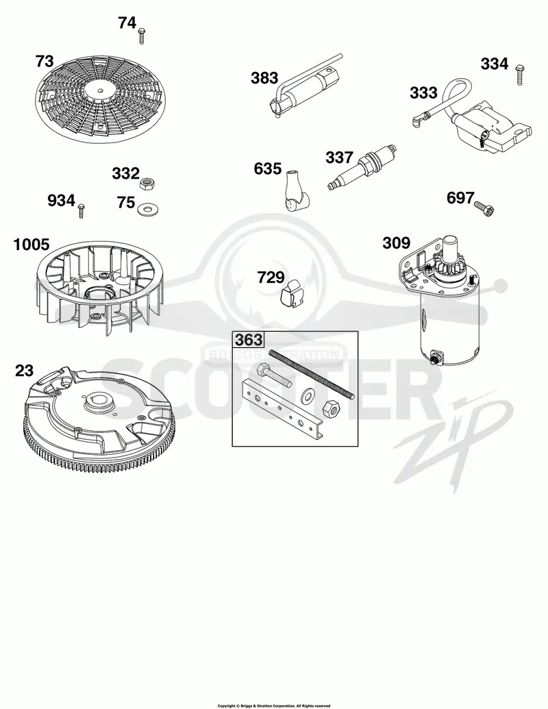 Flywheel, Ignition, and Starter Group