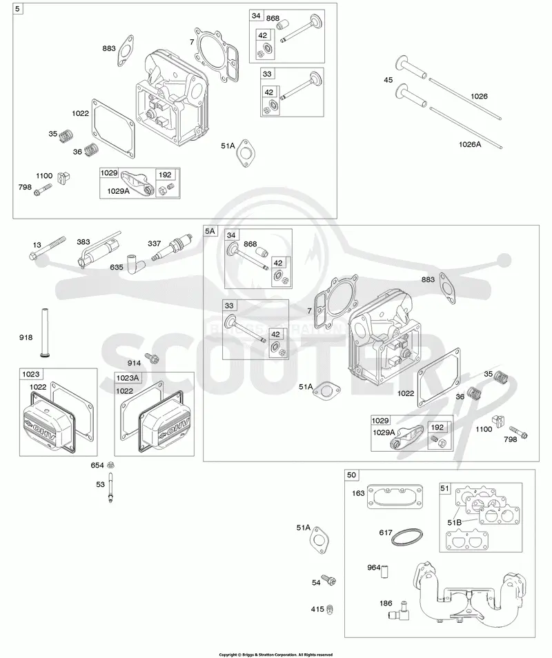 Cylinder Head, Rocker Arm Cover, Intake Manifold