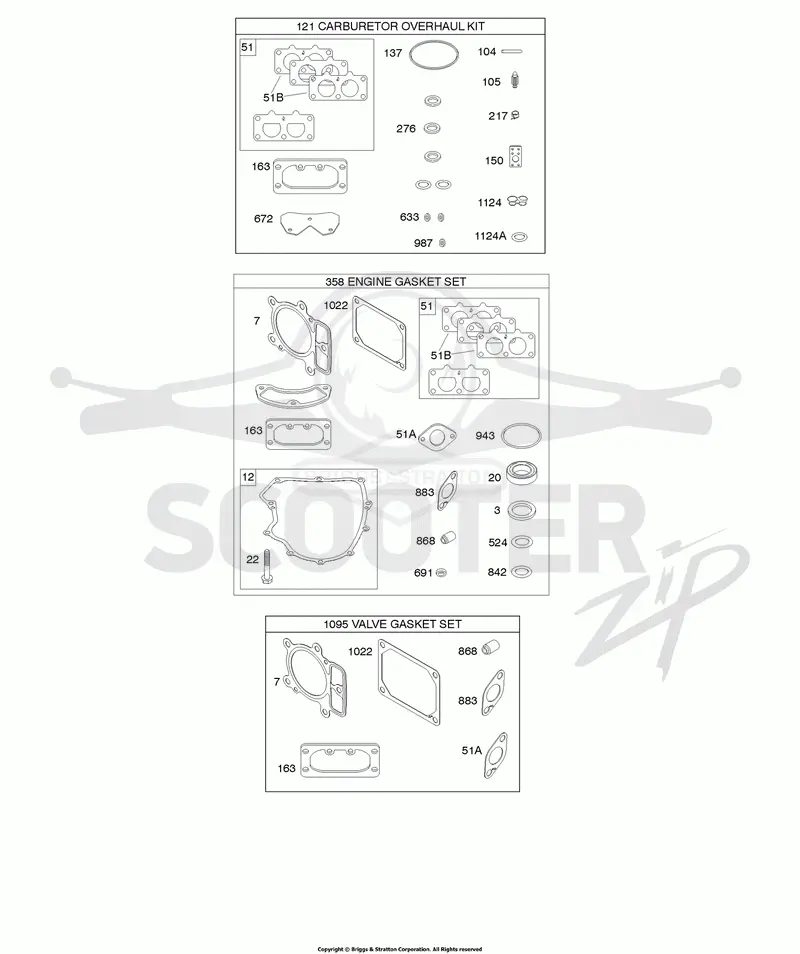 Engine Gasket Set, Valve Gasket Set