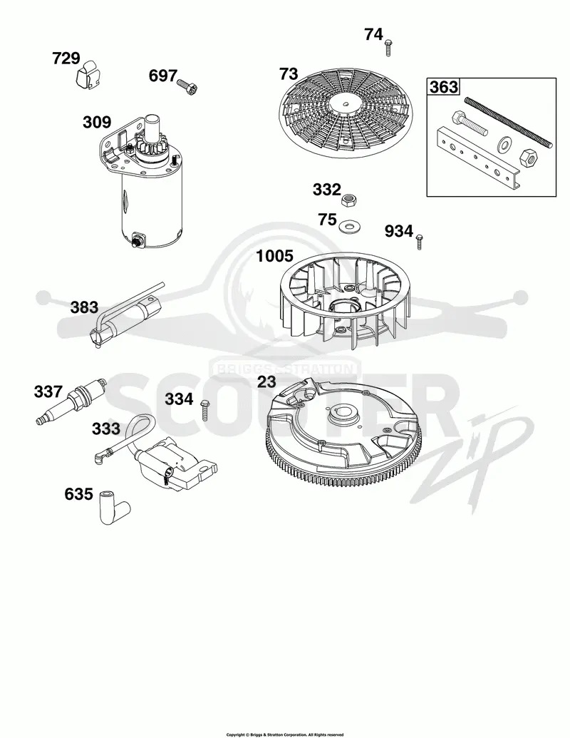 Flywheel, Ignition, and Starter Group