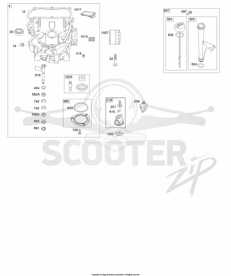 Engine Sump, Oil Pump, Dipstick/Tube Assembly