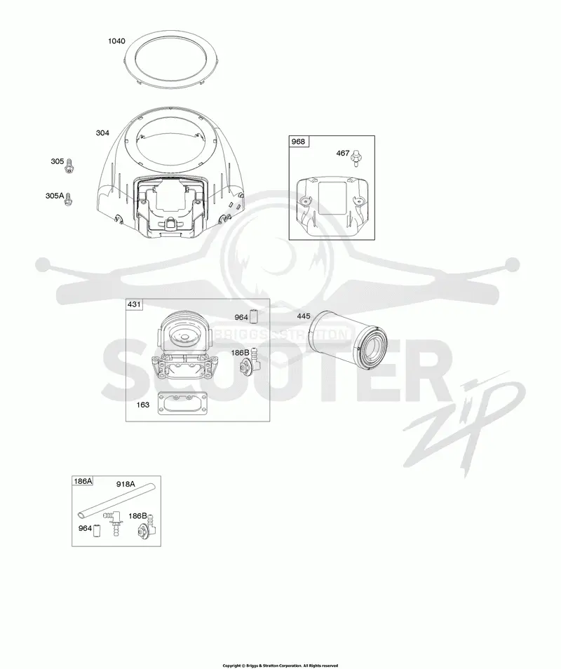 Blower Housing, Air Cleaner