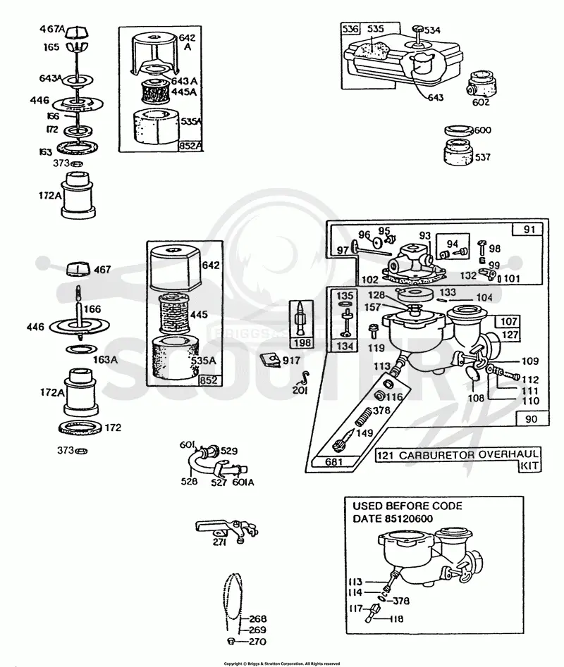 Carburetors and Air Cleaners
