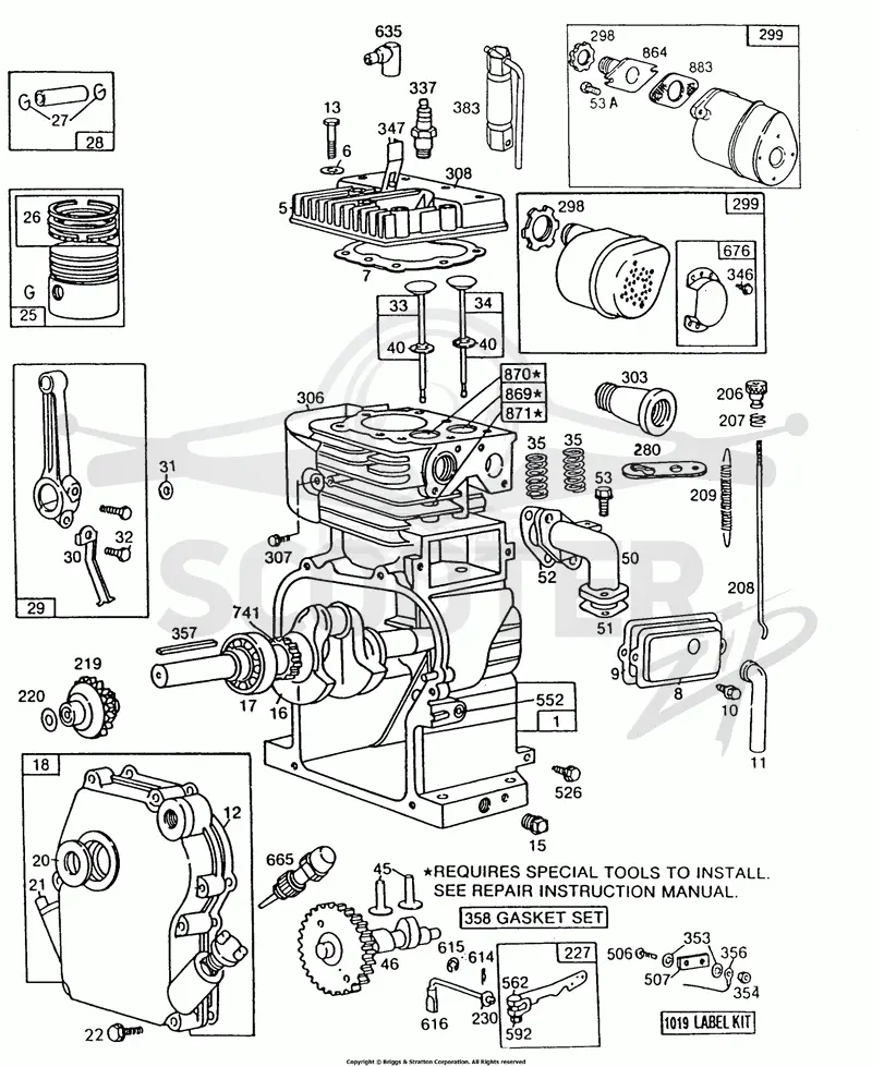 Cylinder,Crankcase,Mufflers