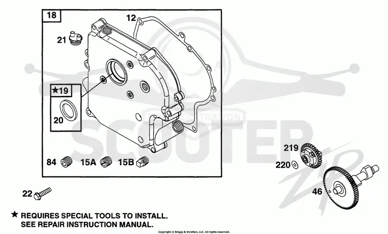 Crankcase Cover, Cam