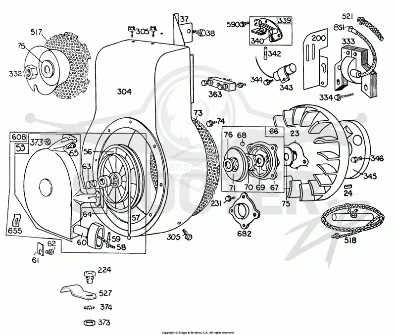 Blower Hsg,Rewind,Electrical