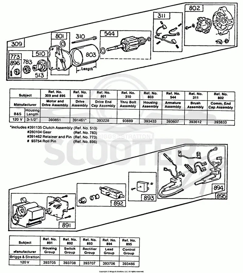 Electric Starter and Starter