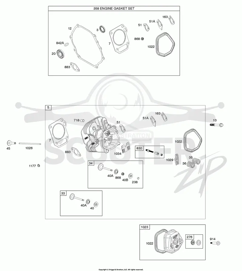 Cylinder Head, Gasket Set