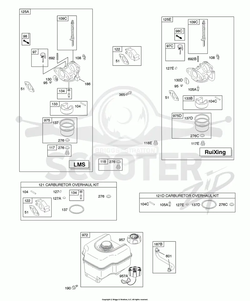 Carburetor, Fuel Supply