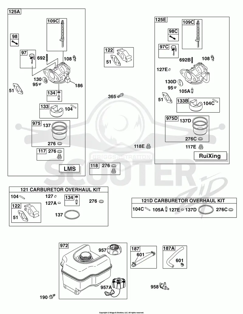 Carburetor, Fuel Supply