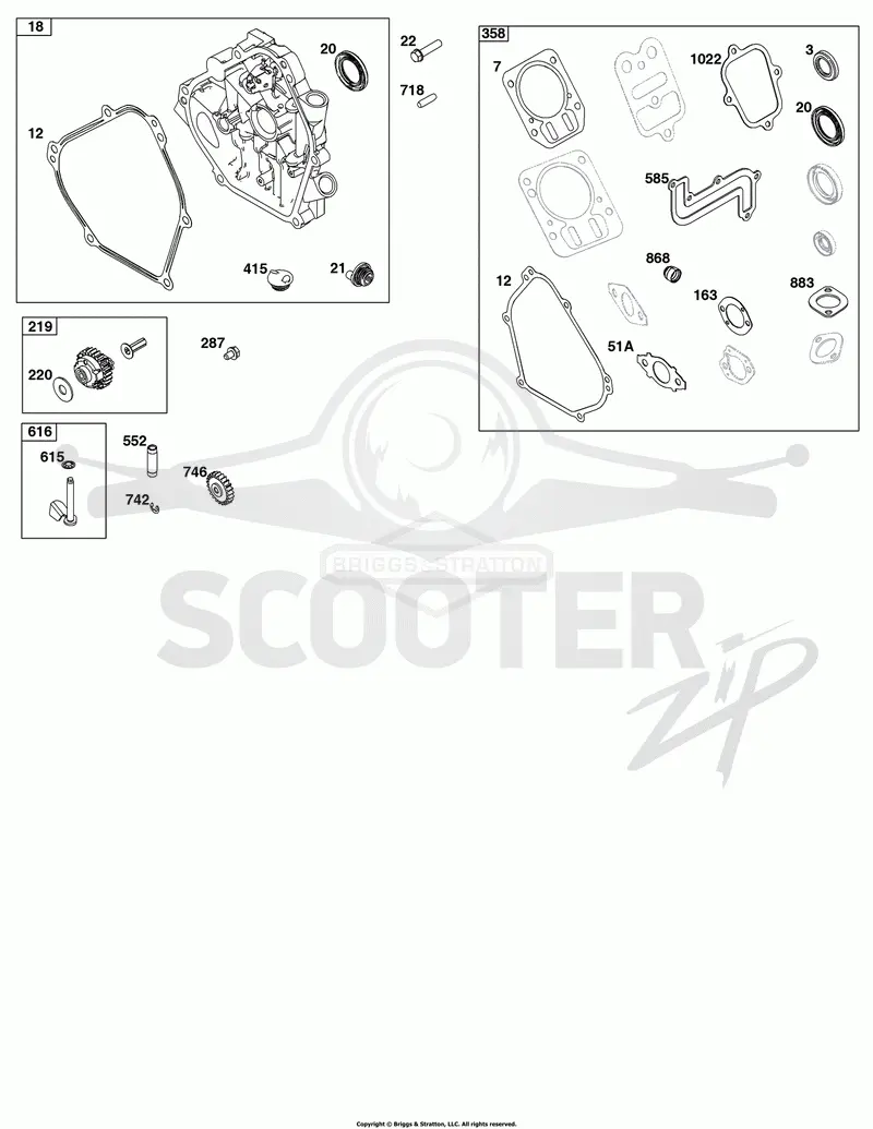 Crankcase Cover/Sump and Lubrication Group