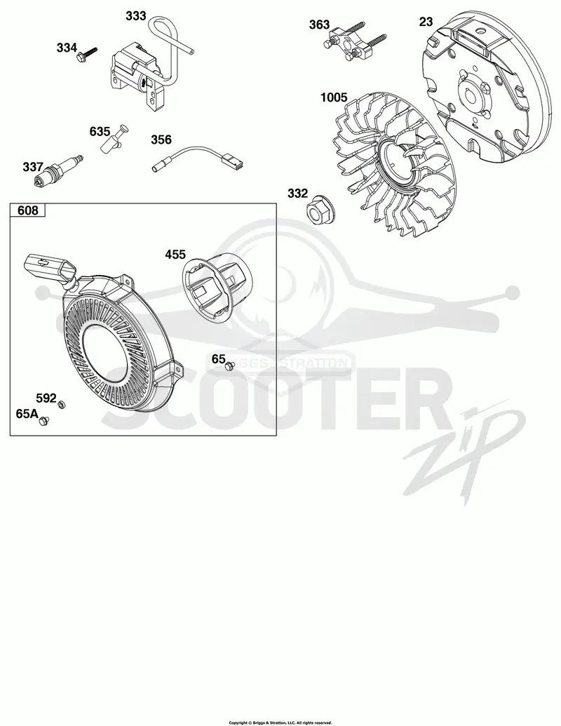 Flywheel, Ignition, and Starter Group
