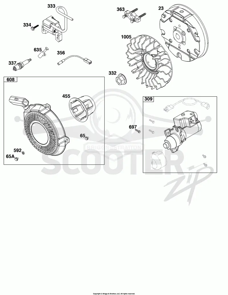 Flywheel, Ignition, and Starter Group