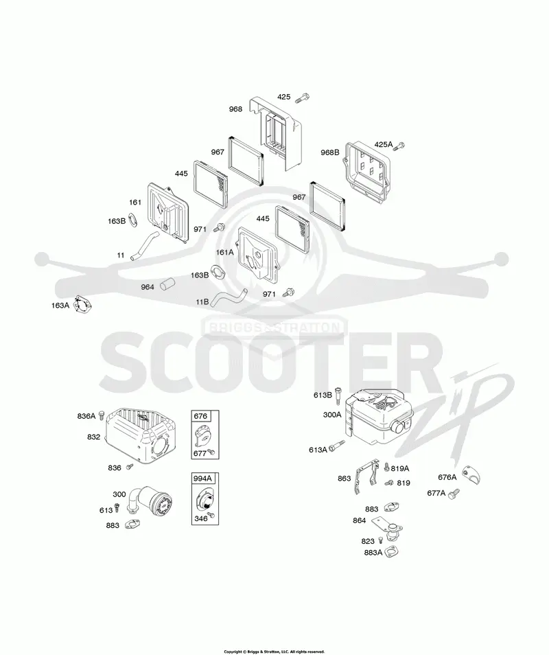 Air Cleaner, Exhaust System