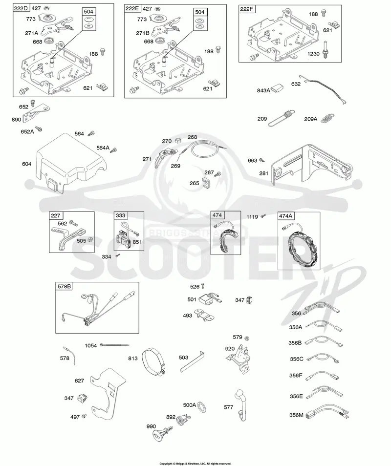 Controls, Governor Spring, Ignition