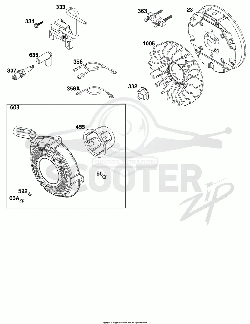 Flywheel, Ignition, and Starter Group