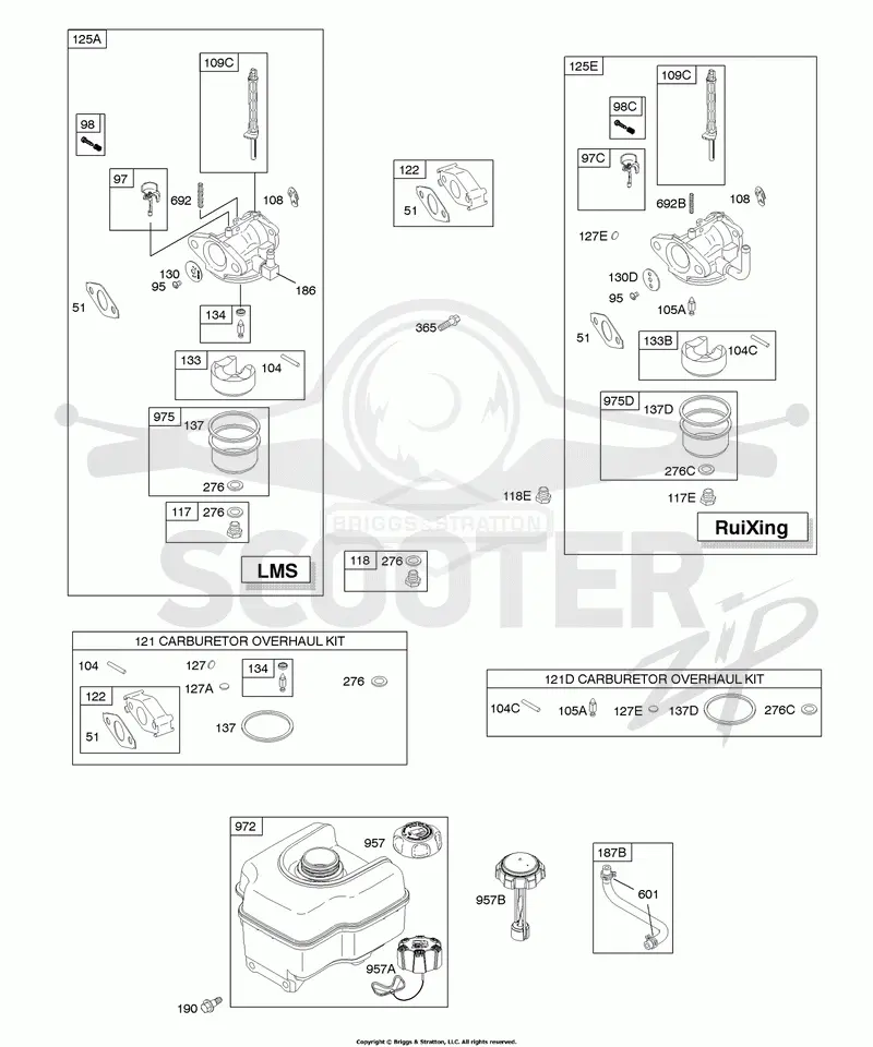 Carburetor, Fuel Supply