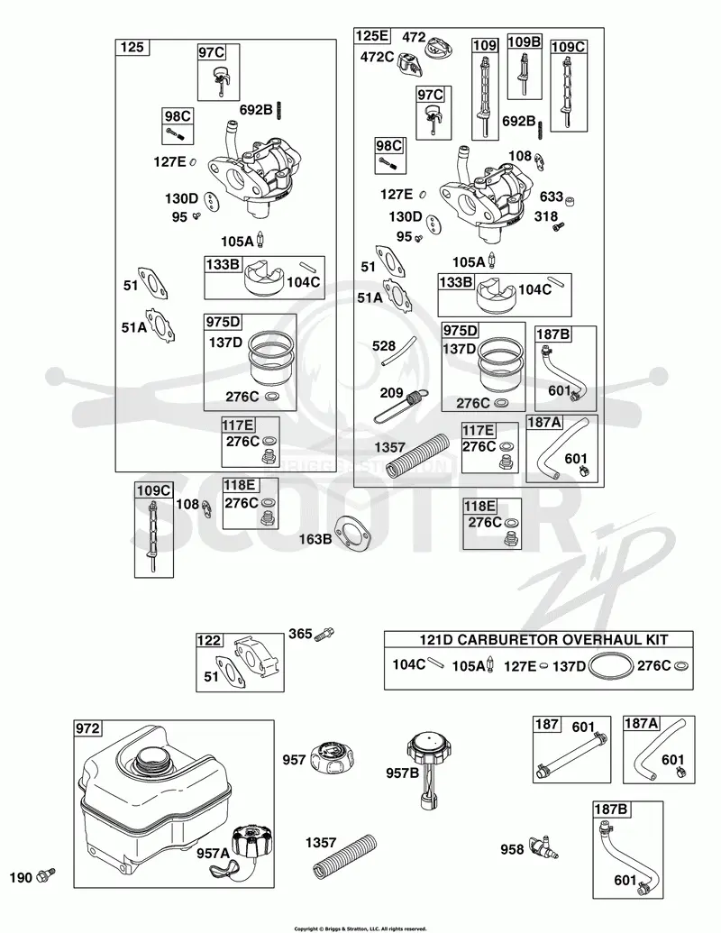 Carburetor, Fuel Supply