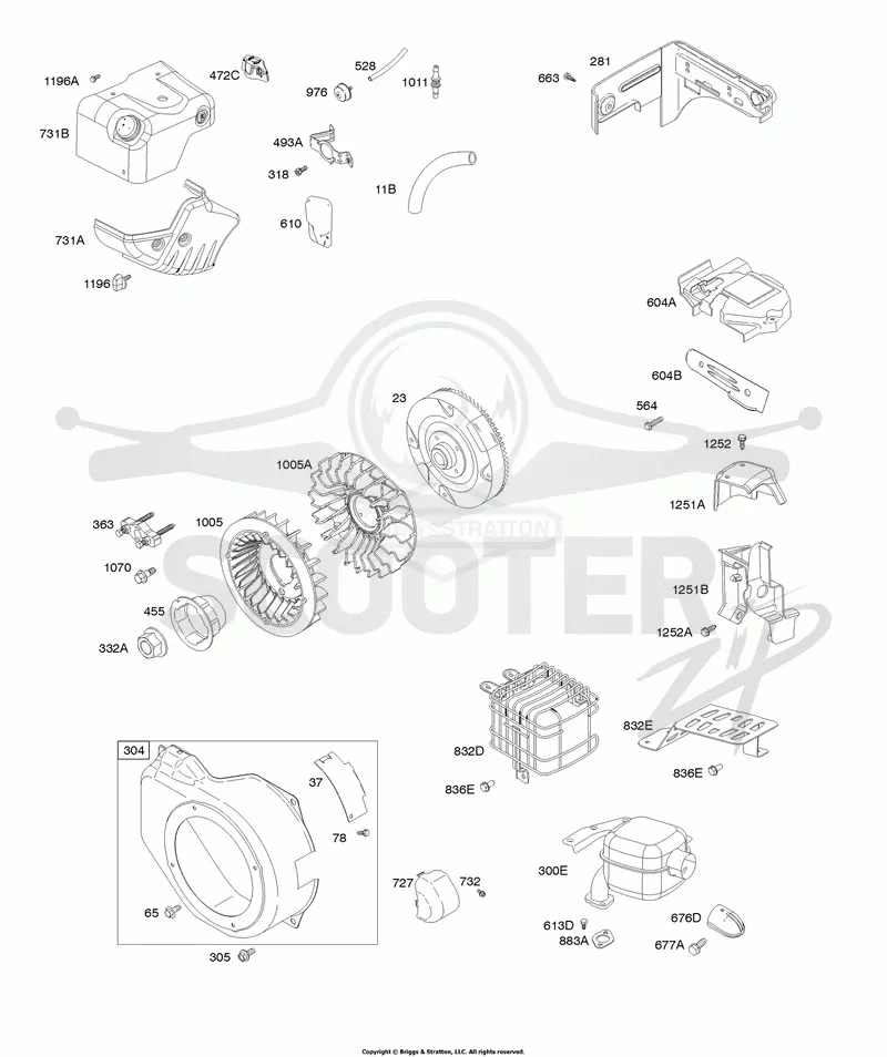 Blower Housing/Shrouds, Exhaust System
