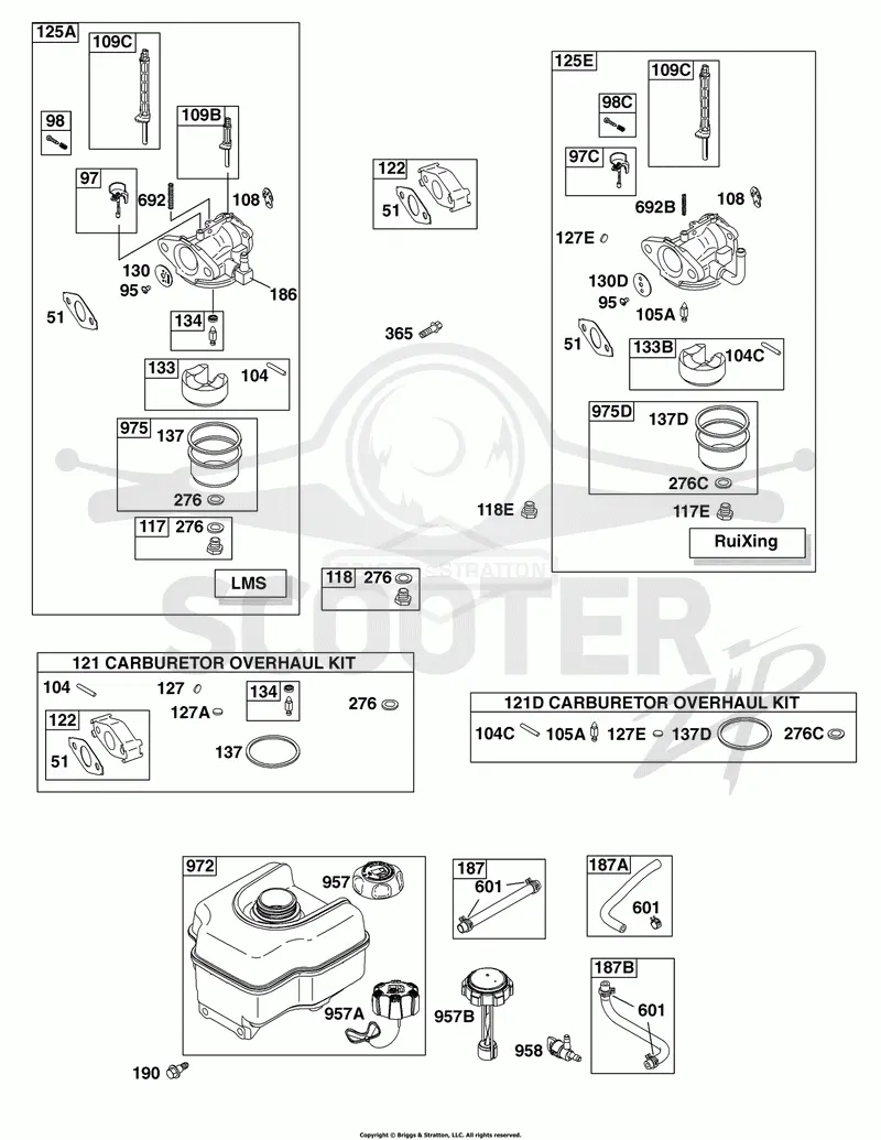 Carburetor, Fuel Supply