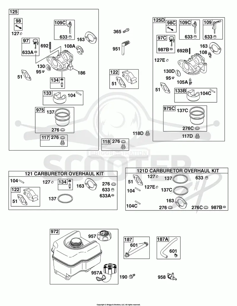 Carburetor, Fuel Supply