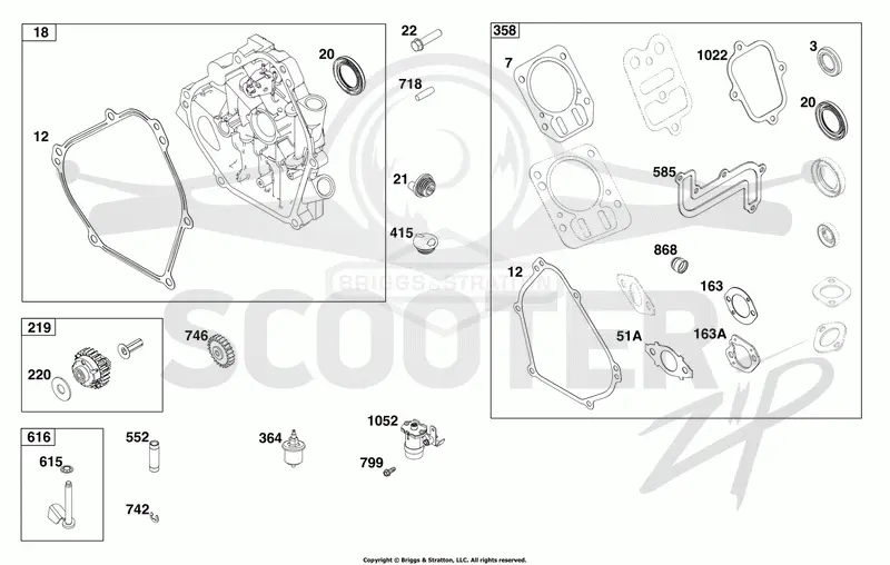 Crankcase Cover/Sump and Lubrication Group