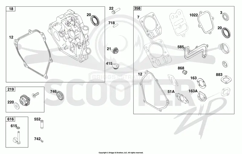 Crankcase Cover/Sump and Lubrication Group