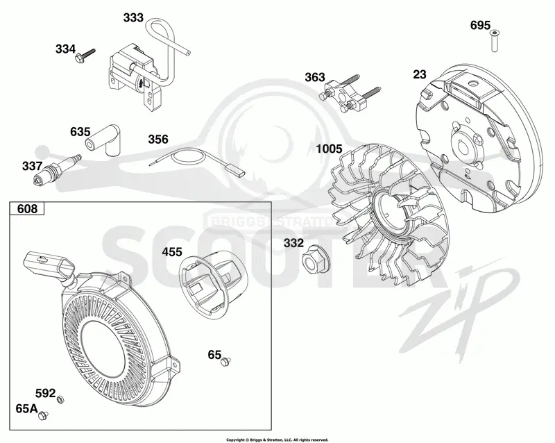 Flywheel, Ignition, and Starter Group